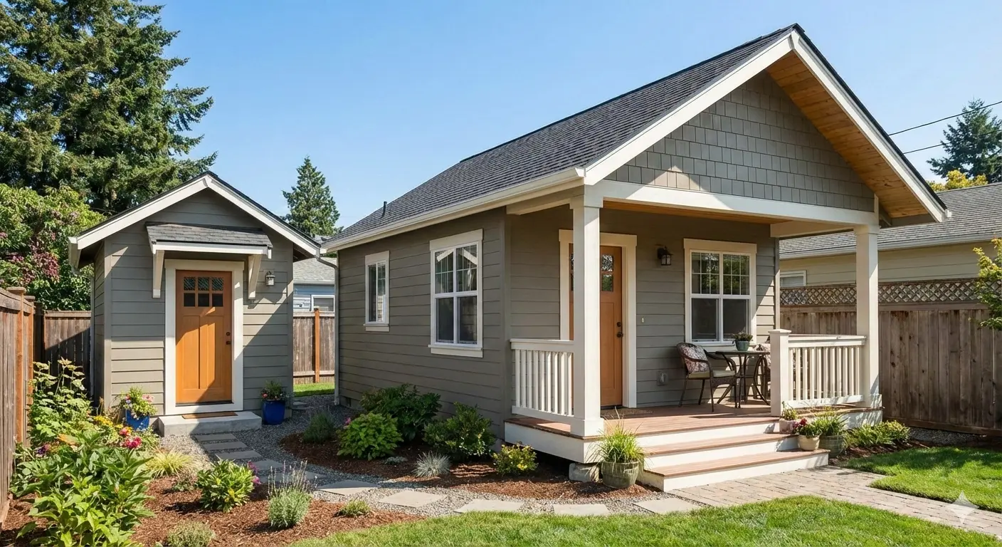 Courtyard living concept visualization
